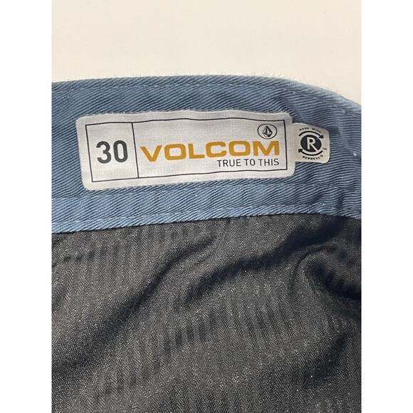 Volcom Shorts Men's Size 30 Blue Chino Corpo Class "True To This" - Picture 2 of 8